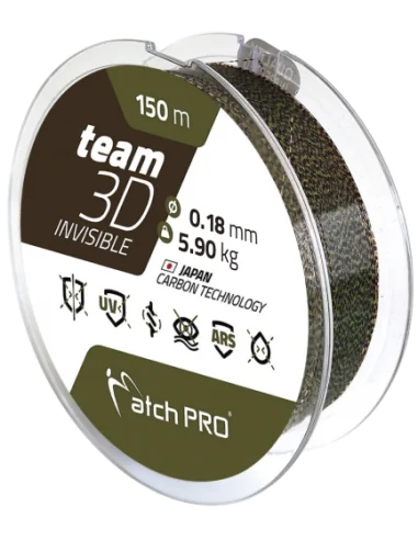 Matchpro 3D INVISIBILE Linea di alimentazione 150m 0,23mm