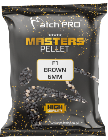 MASTERS PELLET MatchPro F1 BROWN 6mm 700g