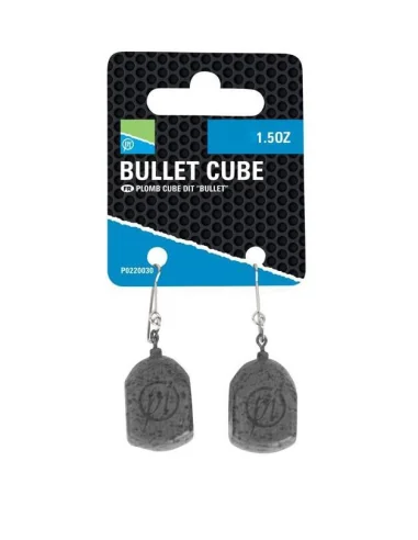Piombi cubici Preston Bullet Cube - 15g