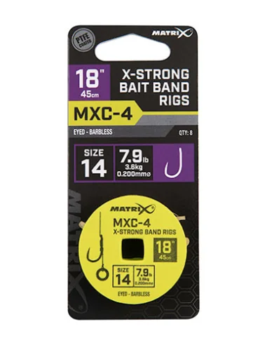 Matrix MXC-4 Bait Band leader 45cm - 14 - 0.20mm