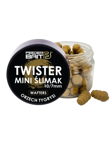 Feeder Bait Twister Mini Snail Wafters 10/7mm Tiger Walnut