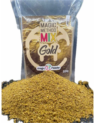 Magic Feeder Method Mix Gold groundbait 800 g