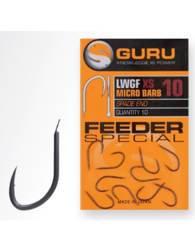 Ganci Guru Feeder LWGF Special XS Spade End - taglia S 8