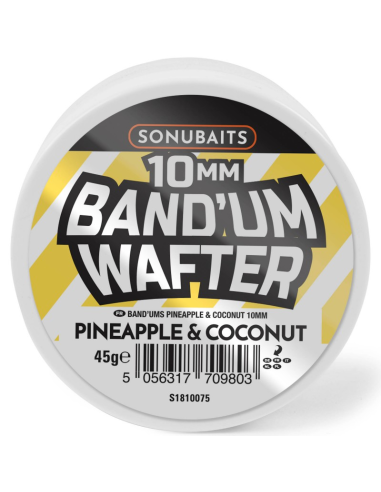 Sonubaits BandUm Wafters 10mm – PINEAPPLE&COCONUT