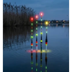 ZESTAW SPŁAWIKÓW ŚWIECĄCY LED ZMIANA KOLORU PRZY BRANIU 3G,4G,5G,6G  - 1