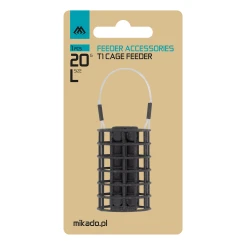 KOSZYCZEK ZANĘTOWY MIKADO  - T1 CAGE FEEDER - rozm. L -40g MIKADO - 1 2