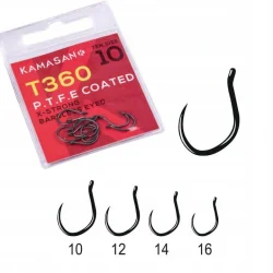 Ami Kamasan T360 P.T.F.E X-Strong Barbless Eyed 10 KAMASAN - 1 2