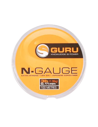 Guru N-Gauge monofilo 100m - 0,15mm