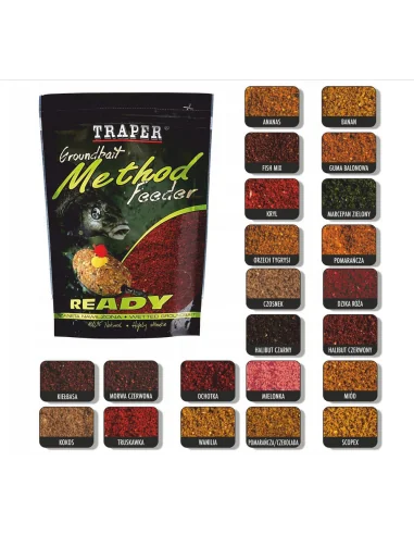 Traper MF Ready Arancione/Cioccolato 750 g di esche a terra