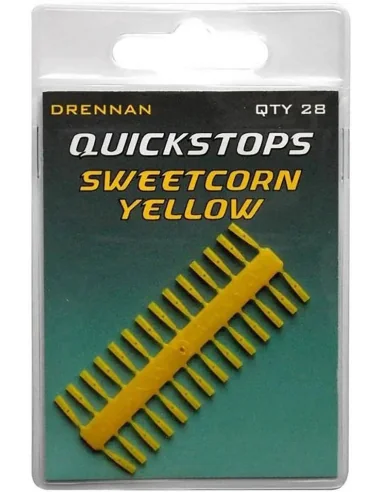 Drennan PushStop Sweetcorn Yellow 28pz tappi